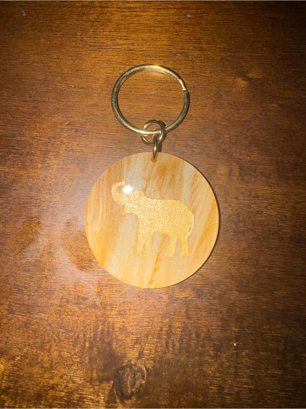 Moon and Lola Eden elephant keychain